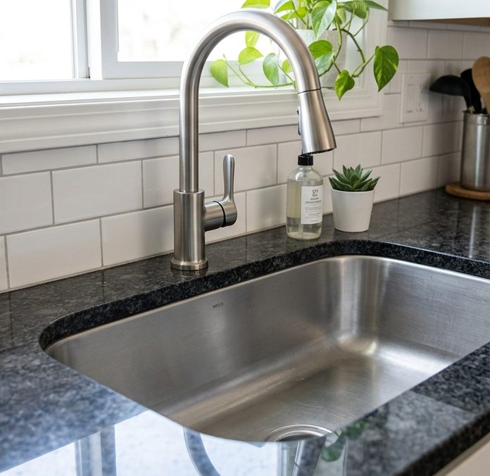 New faucet installed